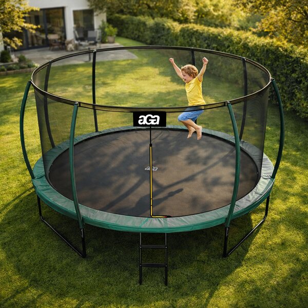 Aga Trampolína 366 cm + ochranná síť + žebřík