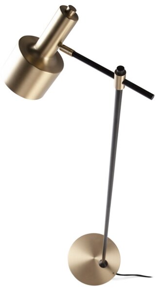-25 % Dny MOMENTI– Zlatá kovová stojací lampa Angel Cerdá No. 8069, 164 cm