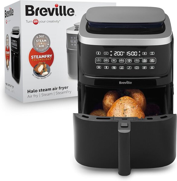 Horkovzdušná fritéza Breville HALO STEAM VDF133X, 7 l