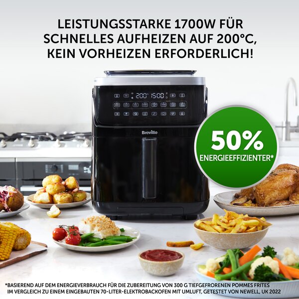 Horkovzdušná fritéza Breville HALO STEAM VDF133X, 7 l