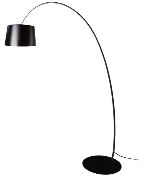 -25 % Dny MOMENTI– Černá kovová stojací lampa Angel Cerdá No. 8064, 214 cm