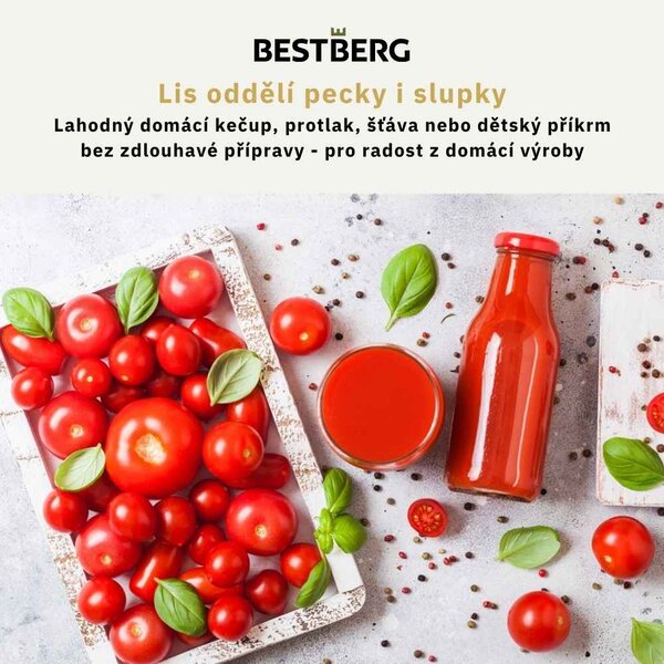 Lis na rajčata BestBerg BBM-2500TJ příslušenství pro mlýnek BBM-2500
