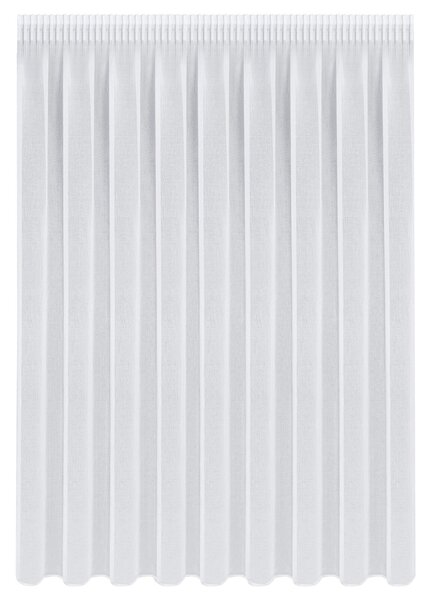 ZÁCLONA NA PÁSCE ELPIDIA 350X250 CM BÍLÁ