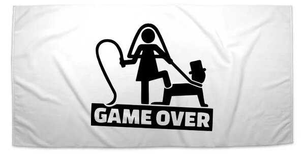 Sablio Ručník Game over - 30x50 cm