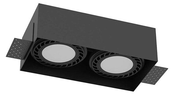 Brosline 3270 - Podhledové svítidlo CAGE 2xGU10/18W/230V černá