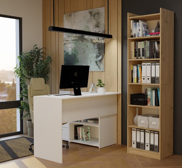 TP Living Kancelářský regál Rimini 50 cm dub Artisan