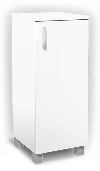 Koupelnová skříňka K6 barva skříňky: bílá 113, barva dvířek: bílý lesk