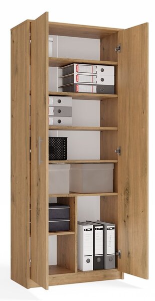 TP Living Kancelářská knihovna OLIV 2D dub Artisan