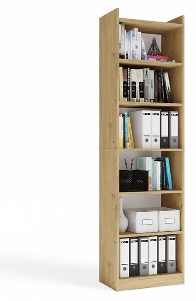 TP Living Kancelářský regál Rimini 50 cm dub Artisan