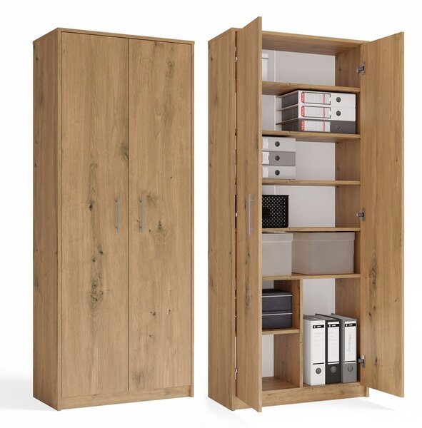 TP Living Kancelářská knihovna OLIV 2D dub Artisan