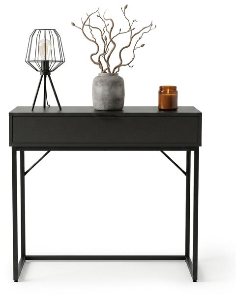 Ak furniture Konzolový stolek Modena 80 cm černý