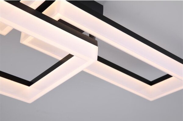 Searchlight 28612BK - LED Stm stropní svítidlo WALL ART II LED/30W/230V 32x60 cm