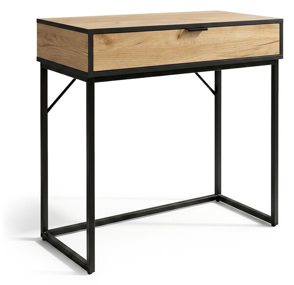Ak furniture Konzolový stolek Modena 80 cm černý/dub Craft