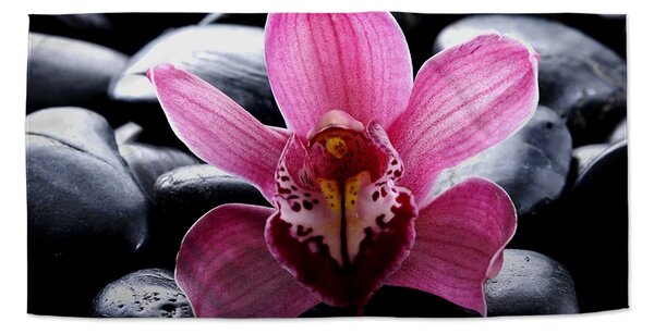 Sablio Ručník Růžová orchidea - 30x50 cm