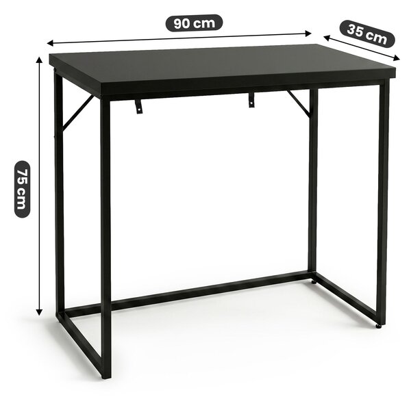 Ak furniture Konzolový stolek Origo 90 cm černý