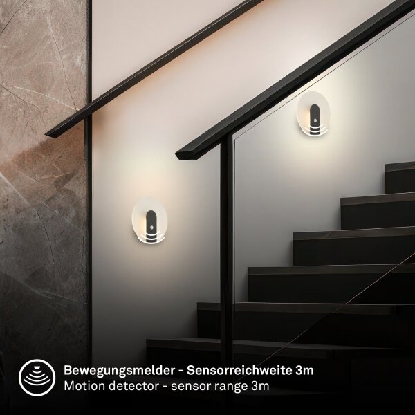 Briloner 3889015 - LED Nab nást svít se senz TARO LED/2,5W/5V 1800 mAh černá