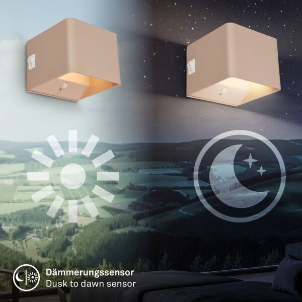 Briloner 3879011 - LED Nab nást svít se senz BORRA LED/1,5W/5V 3600 mAh béžová