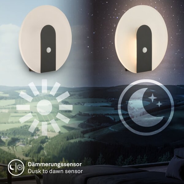 Briloner 3889015 - LED Nab nást svít se senz TARO LED/2,5W/5V 1800 mAh černá