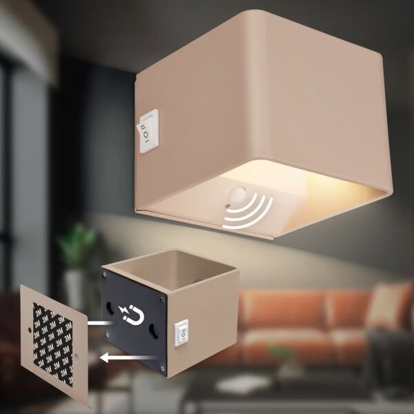 Briloner 3879011 - LED Nab nást svít se senz BORRA LED/1,5W/5V 3600 mAh béžová