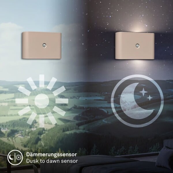Briloner 3878011 - LED Nab nást svít se senz CHAT LED/3W/5V 2000 mAh béžová