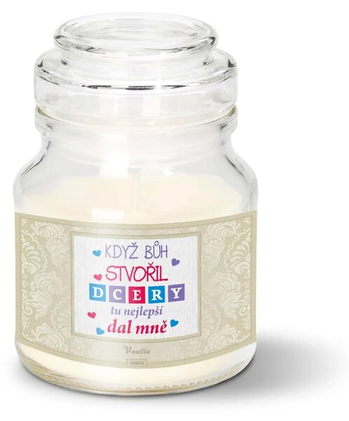 Sablio Svíčka Když Bůh stvořil dcery - 120 g