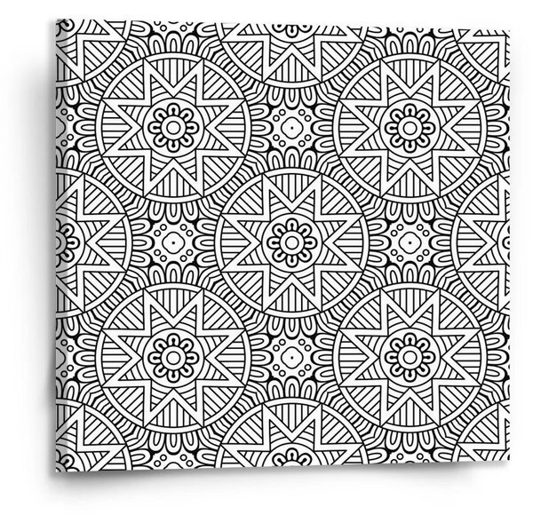Sablio Obraz Hvězdy mehendi - 110x110 cm