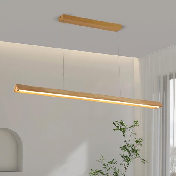 Brilagi - LED Lustr na lanku UMEA WOOD LED/30W/230V 120 cm dřevo