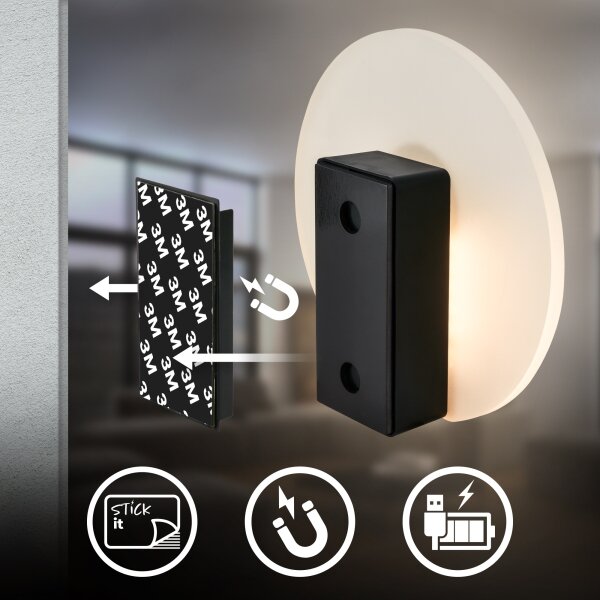Briloner 3889012 - LED Nab nást svít se senz TARO LED/2,5W/5V 1800 mAh matný