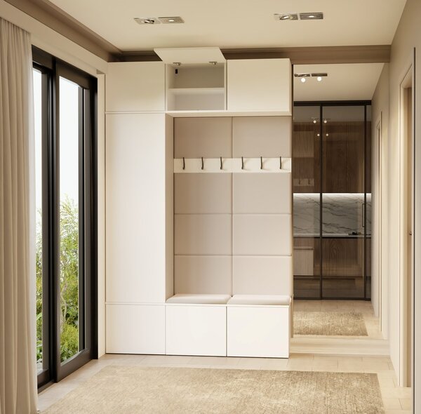 TP Living Předsíňová stěna Haga 1Sz2W 150 cm bílá