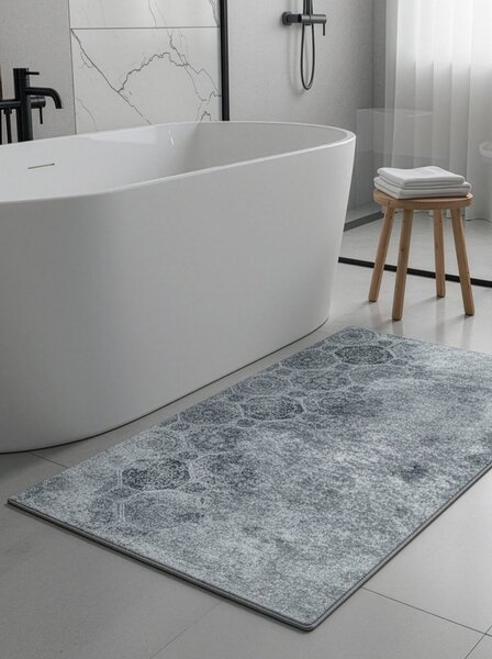 Koberec Lotus7, 160x220 cm, stříbrný