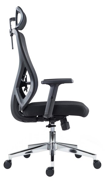 Kancelářská ergonomická židle Neoseat FLEX PRO — černá, nosnost 150 kg