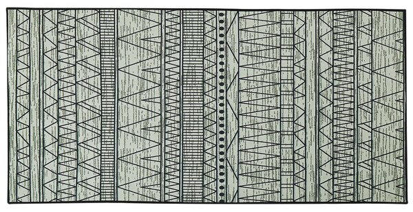 Koberec KEBAN Černá 80 x 150 cm