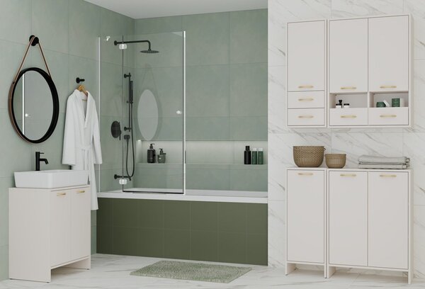 TP Living Skříňka pod umyvadlo s deskou Nina 60 cm kašmírová