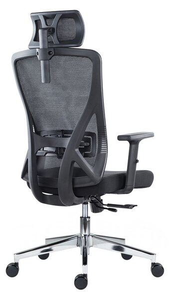 Kancelářská ergonomická židle Neoseat FLEX PRO — černá, nosnost 150 kg