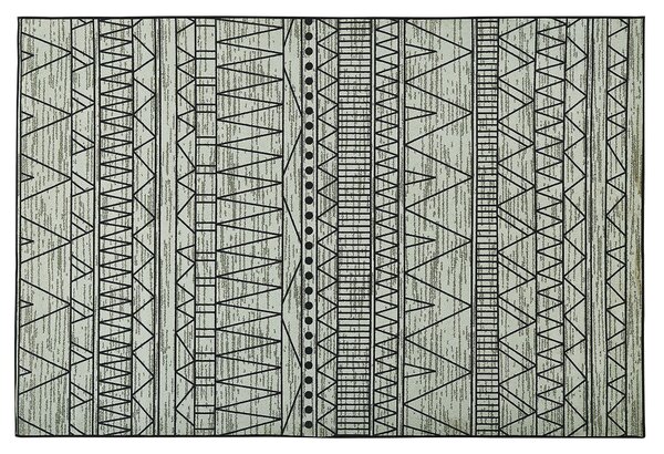 Koberec KEBAN Černá 160 x 230 cm