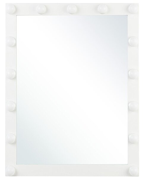 LED koupelnové zrcadlo ODENAS 50 cm 60 cm Bílá