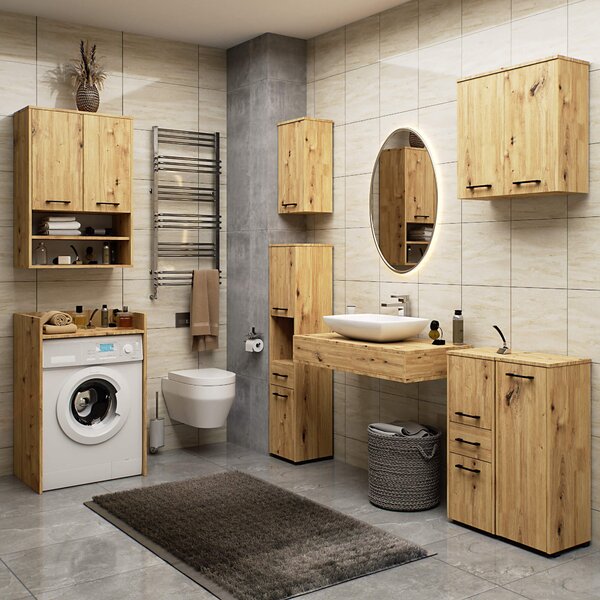 Ak furniture Koupelnová skříňka FIN II 30 cm dub artisan
