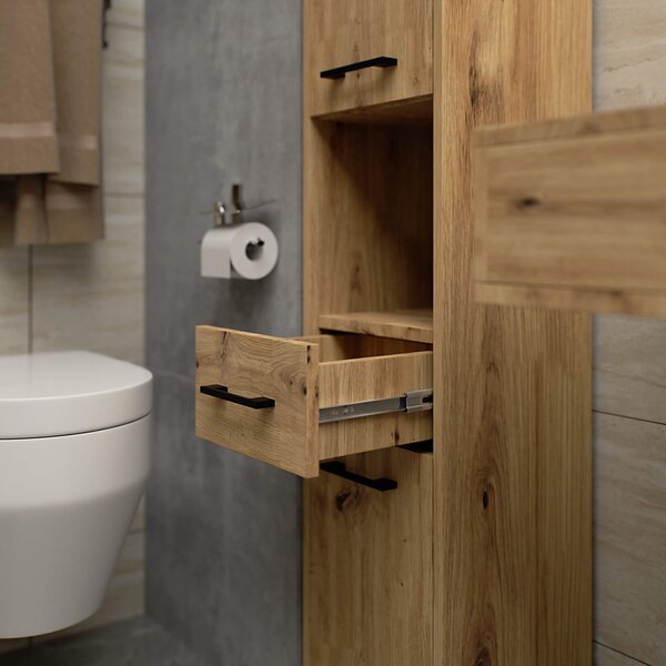 Ak furniture Koupelnová skříňka FIN II 30 cm dub artisan
