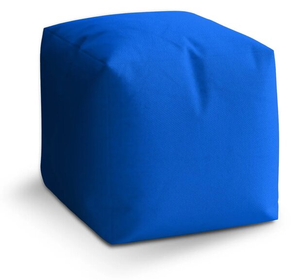 Sablio Taburet Cube Královská modrá - 40x40x40 cm