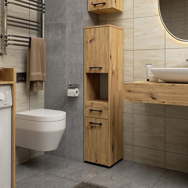 Ak furniture Koupelnová skříňka FIN II 30 cm dub artisan