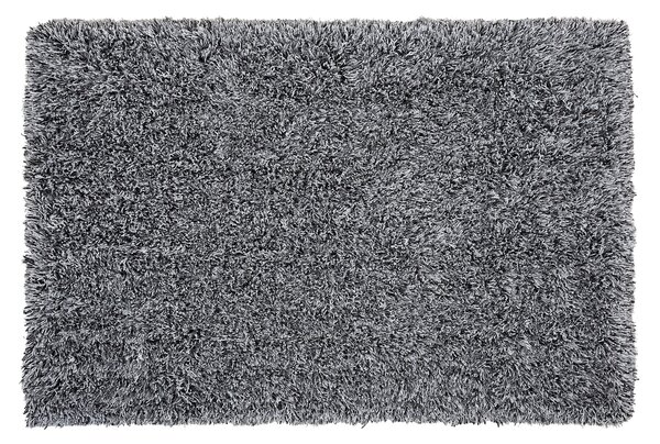 Chlupatý koberec CIDE Černá/Bílá 140 x 200 cm