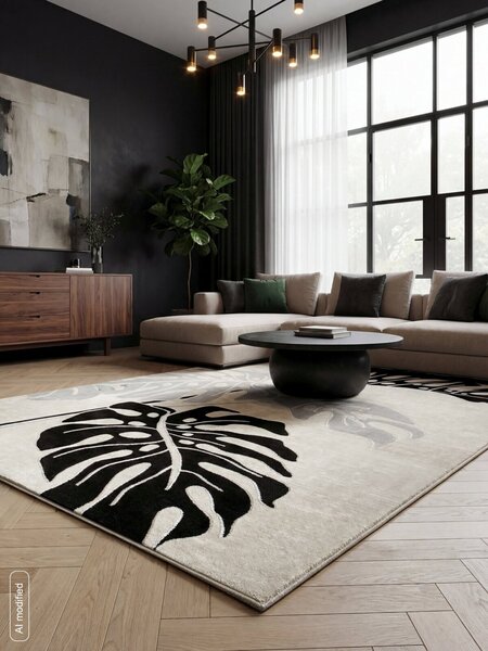 Koberec Aura1, 120x170 cm, listy