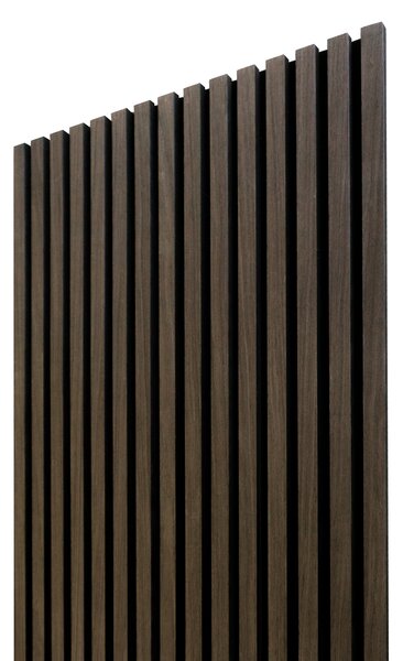 Akustický panel s dřevěnou dýhou - dekor ořech tmavý | 260 x 60,5 cm | AK005_LONG | .cz