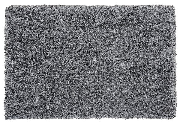 Chlupatý koberec CIDE Černá/Bílá 160 x 230 cm