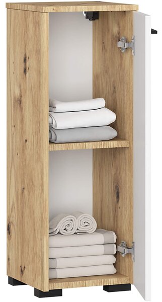 Ak furniture Koupelnová skříňka Fin S30 1D 30 cm dub artisan/bílá