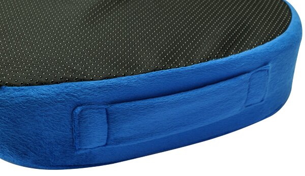 Ergonomický podsedák pod hýždě - paměťová pěna, modrá