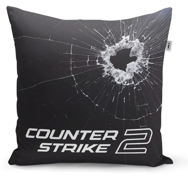 Sablio Polštář Counter Strike 2 Průstřel - 40x40 cm