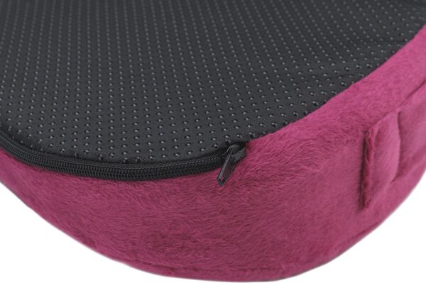 Ergonomický podsedák pod hýždě - paměťová pěna, vínově červená