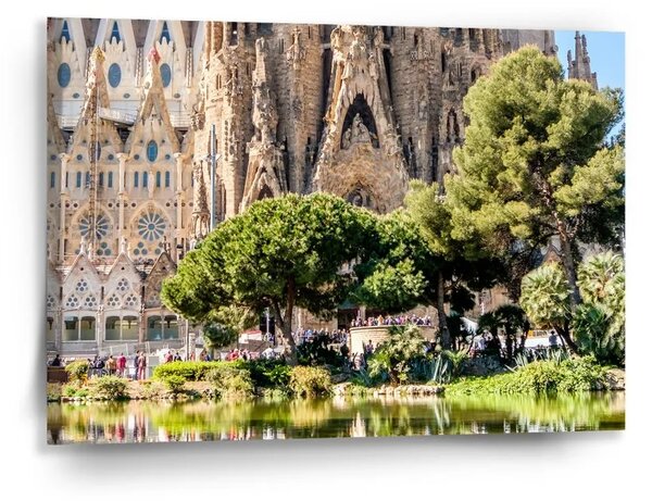 Sablio Obraz Barcelona Sagrada Familia - 90x60 cm