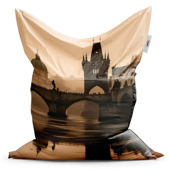 Sablio Sedací vak Classic Praha Karlův most 1 - 150x100 cm